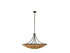 Ventura 8-Light Pendant in Matte Black and Gold